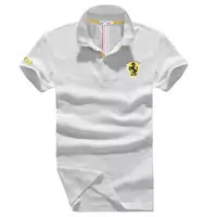 tee shirt hommes ferrari purchase cotton fct 2013 italy white